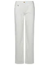 Palm Angels Basic Monogram Jeans In Bianco
