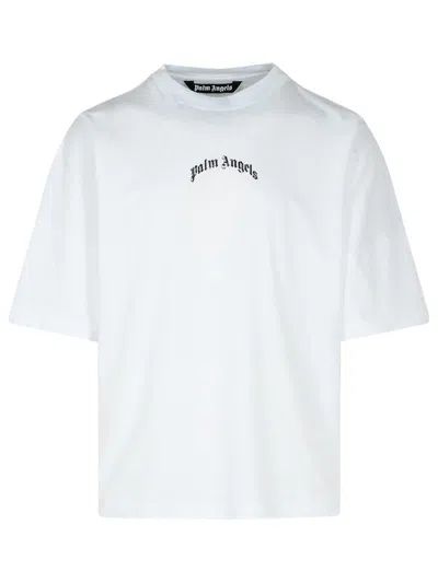 Palm Angels White Cotton T-shirt