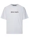 Palm Angels White T-shirt With Contrast Logo In White