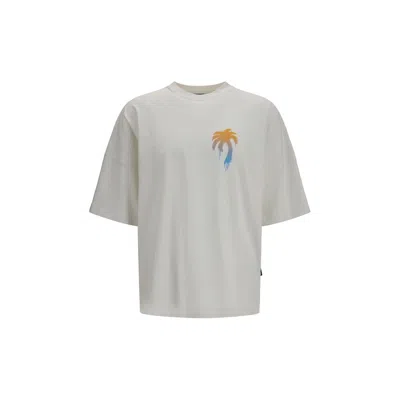 Palm Angels I Love Pa Over T-shirt In Gray