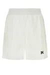 Palm Angels Men's Linen Bermuda Shorts