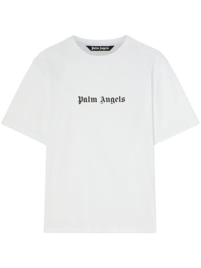 PALM ANGELS WHITE LOGO T-SHIRT