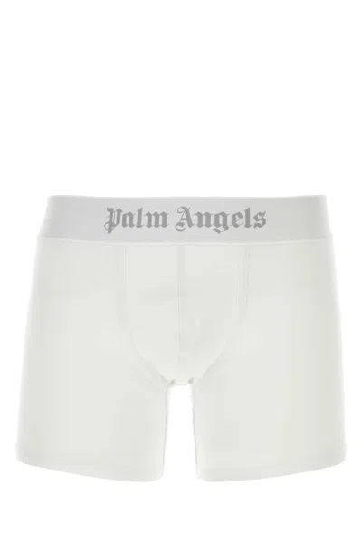 Palm Angels White Stretch Cotton Boxer Set