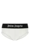 Palm Angels White Stretch Cotton Brief Set