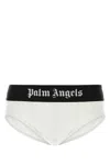 Palm Angels Stretch Cotton Brief Set In White
