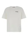 Palm Angels White T-shirt With Frontal Logo