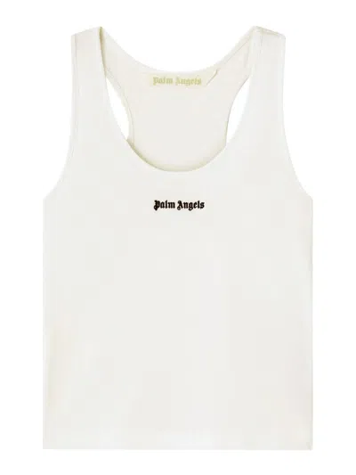 PALM ANGELS TOP BLANCO