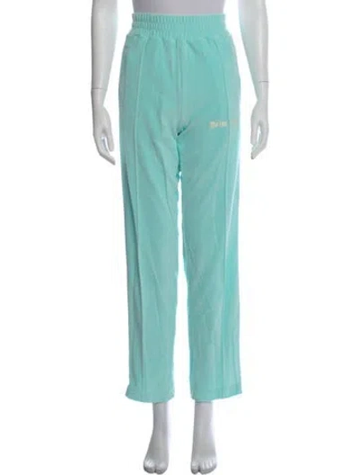 Pre-owned Palm Angels Wide Leg Pants In Blue