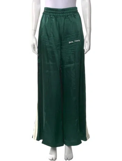 Pre-owned Palm Angels Wide Leg Pants In Green