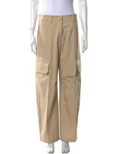 Pre-owned Palm Angels Wide Leg Pants In Neutral