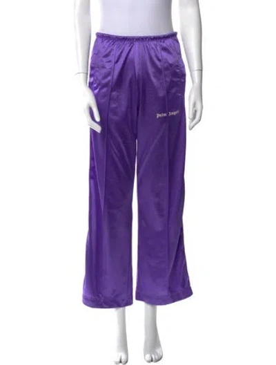 Pre-owned Palm Angels Wide Leg Pants In Purple