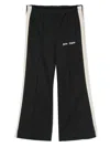 Palm Angels Flame Strass-embellished Track Pants In Black
