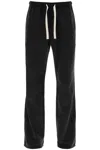 Palm Angels Wide-legged Travel Pants For Comfortable In Black Off White (black)