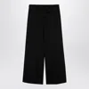 Palm Angels Monogram Straight Pants In Black