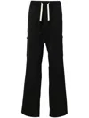 PALM ANGELS WIDE TROUSERS WITH DRAWSTRING WAIST
