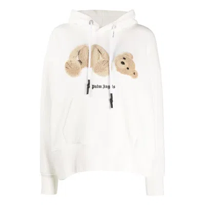 Palm Angels (wmns)  Broken Bear Cotton Hoodie 'white'