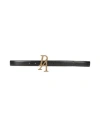 Palm Angels Woman Belt Black Size Onesize Leather