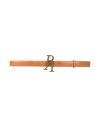 Palm Angels Woman Belt Tan Size Onesize Leather In Yellow