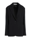 Palm Angels Woman Blazer Black Size 8 Cotton, Polyester
