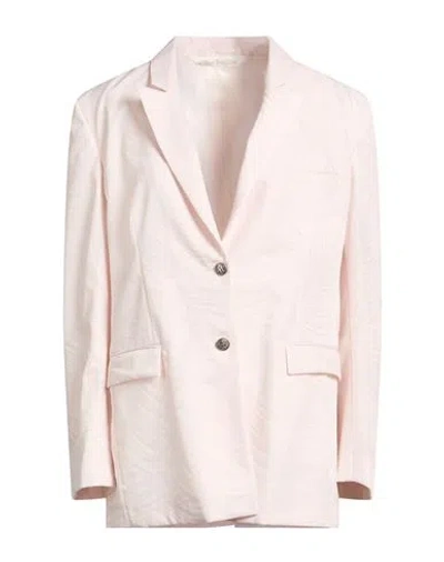 Palm Angels Woman Blazer Light Pink Size 4 Polyester, Wool
