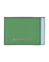 Palm Angels Woman Cardholder Green Size - Leather