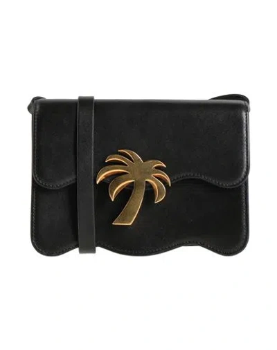 PALM ANGELS PALM ANGELS WOMAN CROSS-BODY BAG BLACK SIZE - CALFSKIN