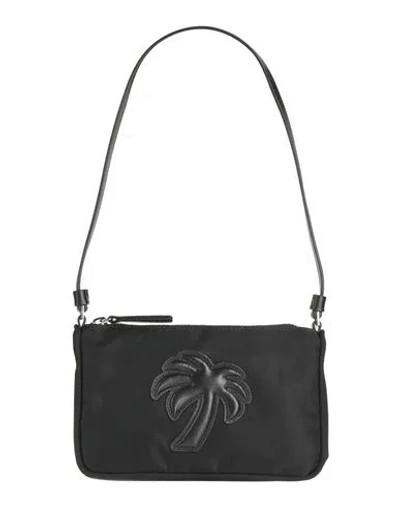 Palm Angels Woman Handbag Black Size - Polyamide, Acrylic, Calfskin