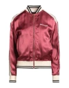 Palm Angels Woman Jacket Garnet Size S Viscose, Polyamide, Elastane, Polyester In Red