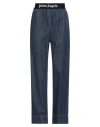 Palm Angels Woman Jeans Blue Size Xs Cotton, Polyamide, Polyester, Elastane In Blue