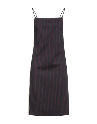 Palm Angels Midi Dresses In Blue