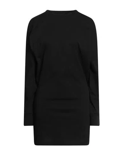 Palm Angels Woman Mini Dress Black Size M Cotton, Glass