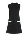 Palm Angels Sleeveless Track Dress With Patch Pockets In Black