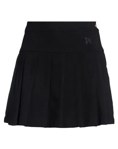 Palm Angels Woman Mini Skirt Black Size M Cotton, Polyester