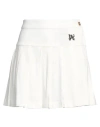 Palm Angels Woman Mini Skirt Off White Size S Cotton, Polyester