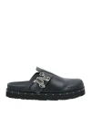 Palm Angels Woman Mules & Clogs Black Size 8 Leather In Black