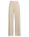 Palm Angels Woman Pants Beige Size 8 Recycled Polyester In Neutral