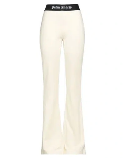 PALM ANGELS PALM ANGELS WOMAN PANTS BEIGE SIZE S COTTON, POLYAMIDE, POLYESTER, ELASTANE