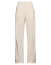 Palm Angels Woman Pants Beige Size M Polyester In Neutral