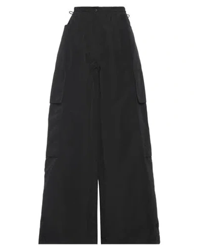 Palm Angels Woman Pants Black Size 6 Polyamide, Polyester