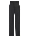 PALM ANGELS PALM ANGELS WOMAN PANTS BLACK SIZE 6 POLYESTER, VIRGIN WOOL, COTTON