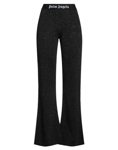 Palm Angels Classic Logo Flared Pants In 1001