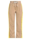 Palm Angels Woman Pants Camel Size Xxs Polyester In Neutral