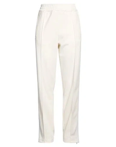 Palm Angels Woman Pants Cream Size M Polyester In White