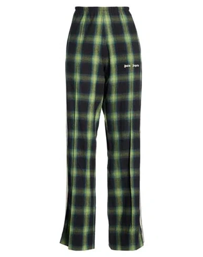Palm Angels Woman Pants Dark Green Size L Cotton