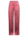 Palm Angels Woman Pants Garnet Size S Viscose, Polyester In Pink