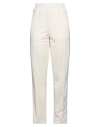 Palm Angels Woman Pants Ivory Size L Polyester In White