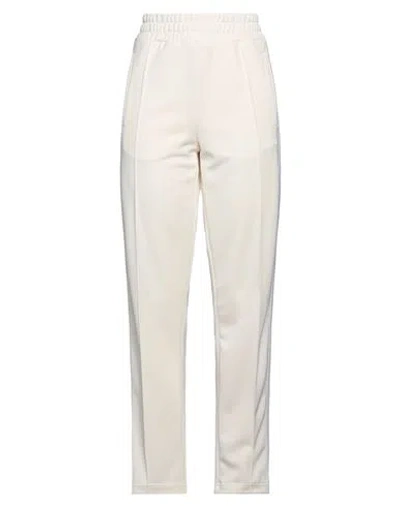Palm Angels Woman Pants Ivory Size L Polyester In White
