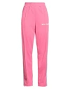Palm Angels Woman Pants Pink Size M Cotton, Polyester In Magenta