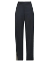 Palm Angels Woman Pants Midnight Blue Size 6 Polyester, Virgin Wool, Cotton In Blue