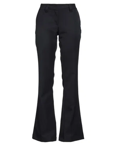 Palm Angels Low-rise Flared Trousers In Black